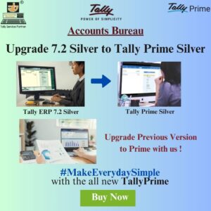 Upgrade Tally 7.2 Silver to Tally prime silver