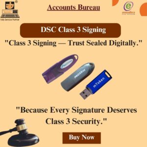 DSC Class 3 Signing for Two years with Token